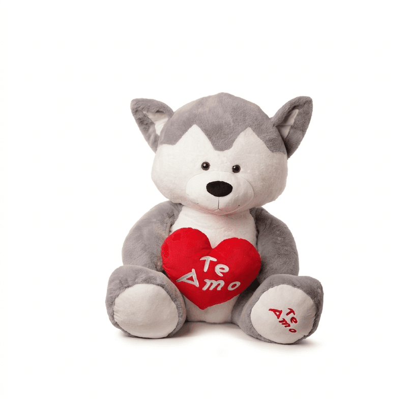 Lobo con corazón